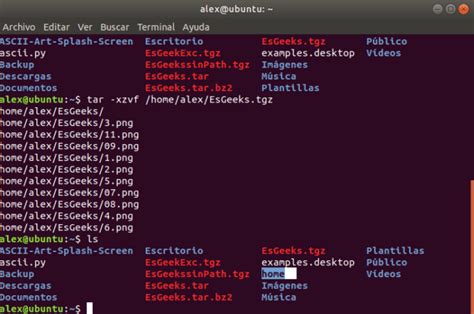 20 Comandos Tar Para Comprimir Y Extraer Archivos En Linux Esgeeks