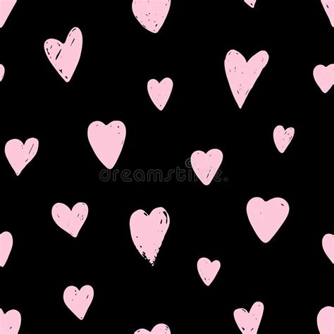 Set Of Hearts Pink Color Stock Vector Illustration Of Celebrate