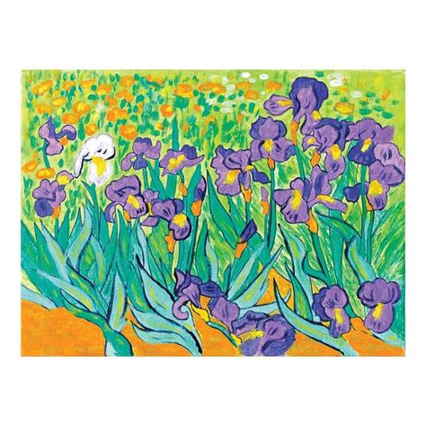 Paint By Number Irises By Vincent Van Gogh Raff And Friends