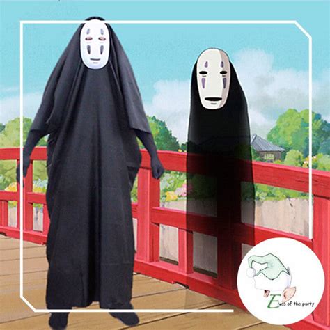 Kaonashi Faceless No Face Man Costume Spirited Away Complete