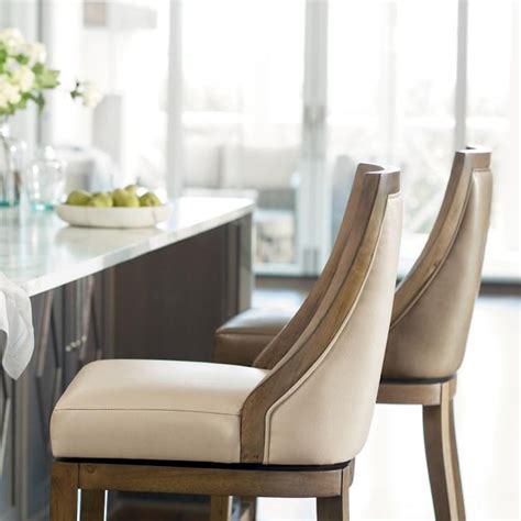 Wayfair.com has been visited by 1m+ users in the past month Ellis Swivel Bar & Counter Stool | Leather swivel bar ...