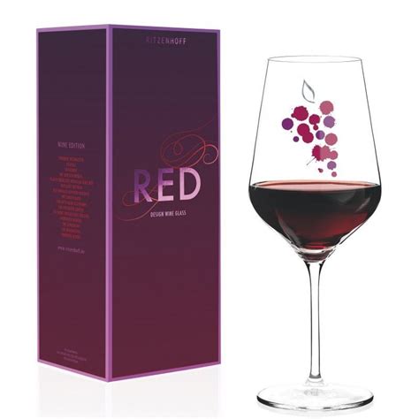 Red Wine Glass Red Ritzenhoff Wine Cave