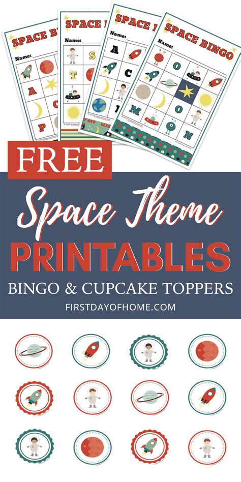 Awesome Space Birthday Party Printables Free Download