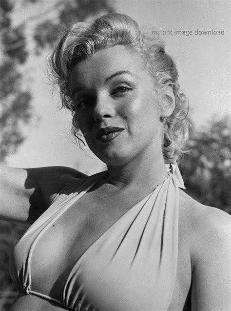 Vintage Digital Photo Poster Marilyn Monroe Etsy
