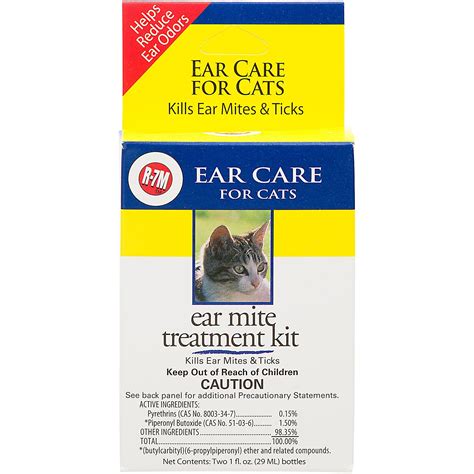 R 7m Ear Mite Cat Treatment Kit Petco