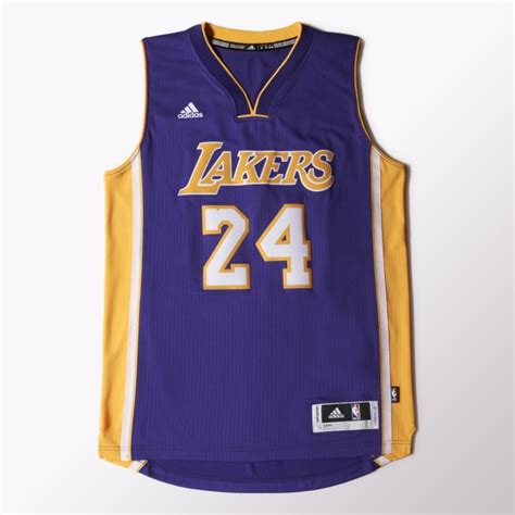 Jual Baju Basket Pria Adidas La Lakers Swingman Jersey Purple Original