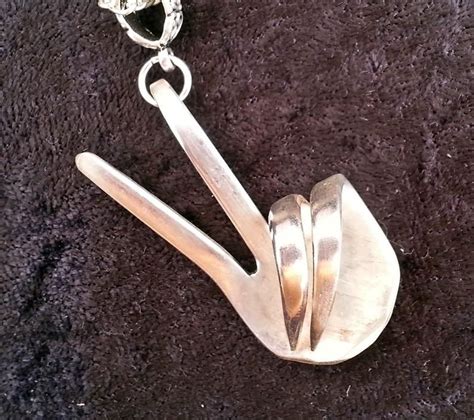 Peace Necklace Peace Love Fork Art Upcycle Twisted Forks Etsy Fork