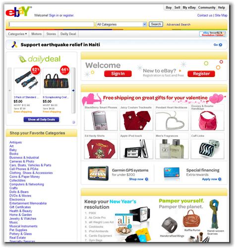 Case Study Ebay Customer Centric Homepage