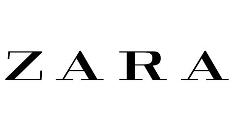 The Word Zara Written In Black On A White Background