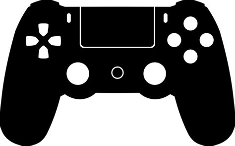Download Controller Ps4 Video Games Royalty Free Vector Graphic