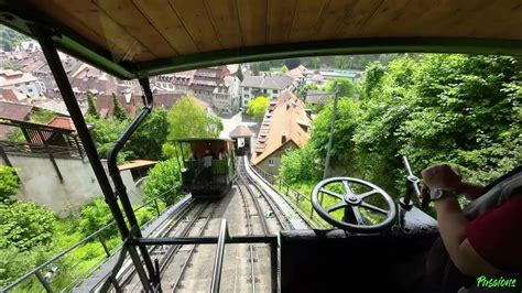 St Pierre Neuveville Fribourg Funiculaire 🇨🇭 Standseilbahnen 🇨🇭 Swiss Funicular 🇨🇭