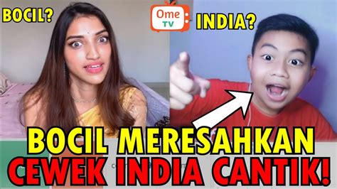 Ketika Bocil Ketemu Cewek India Bisa Bahasa Indonesia 😱😱 Ome Tv