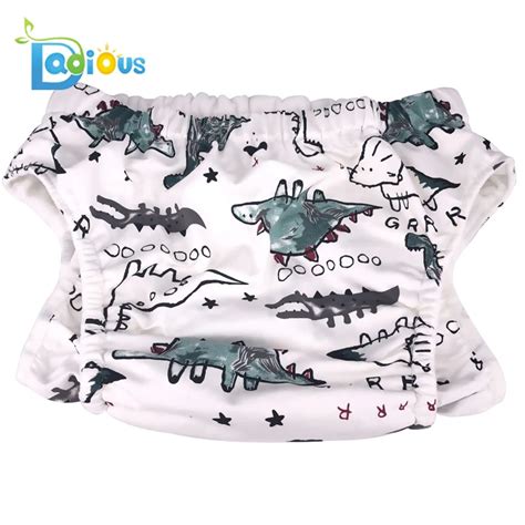 Wholesale Abdl Baby Diaper Dinosaur Printed Adult Baby Cloth Diaper