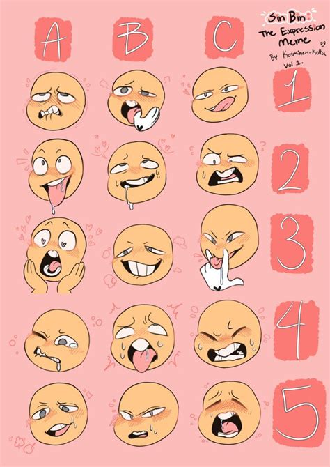 Sin Expression Meme By Inesthelostangel On Deviantart