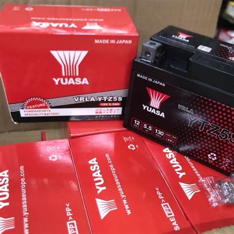 Enter zip code or city, state.error: YUASA JAPAN YTZ5 Battery (12V5.5AH)Y15/LCV2/W125 | Shopee ...