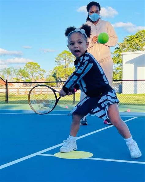 On her instagram stories on friday, serena shared a clip announcing that she'd signed olympia up for her first round of tennis lessons with one. Serena Williams sparks reaction with latest photo of ...