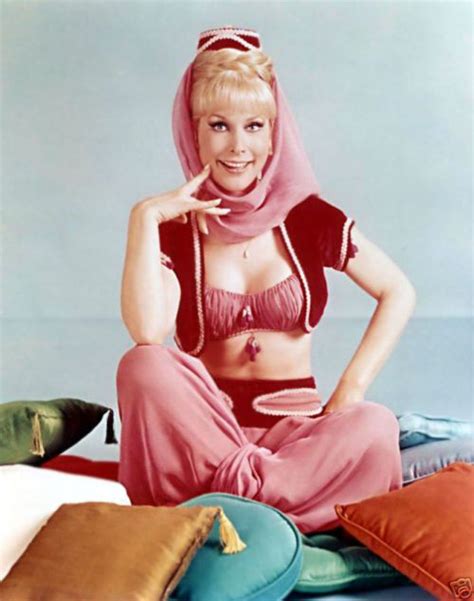 Barbara Eden As Jeannie 1960s Notice No Belly Button She Wasn T