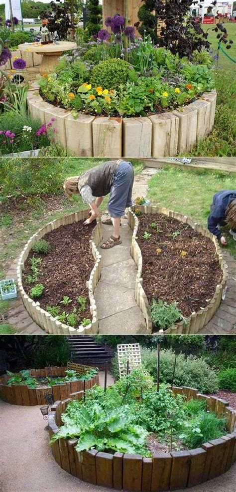 Brilliant 32 Amazing Beautiful Round Raised Garden Bed Ideas That You