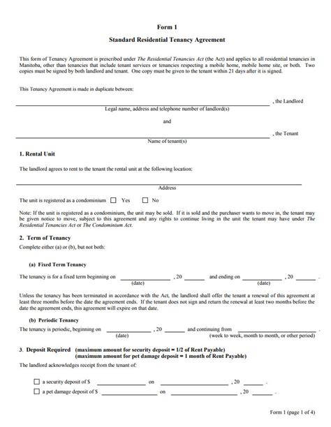 Letting Contract Template Uk Tenancy Agreement Templates Free Download