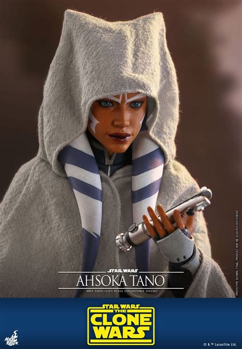sideshow toys sideshow collectibles blue lightsaber star wars images ahsoka tano clone