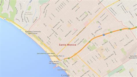 Map Of Santa Monica