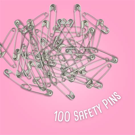 100 Pack Safety Pins Rhea Lanas Apparel