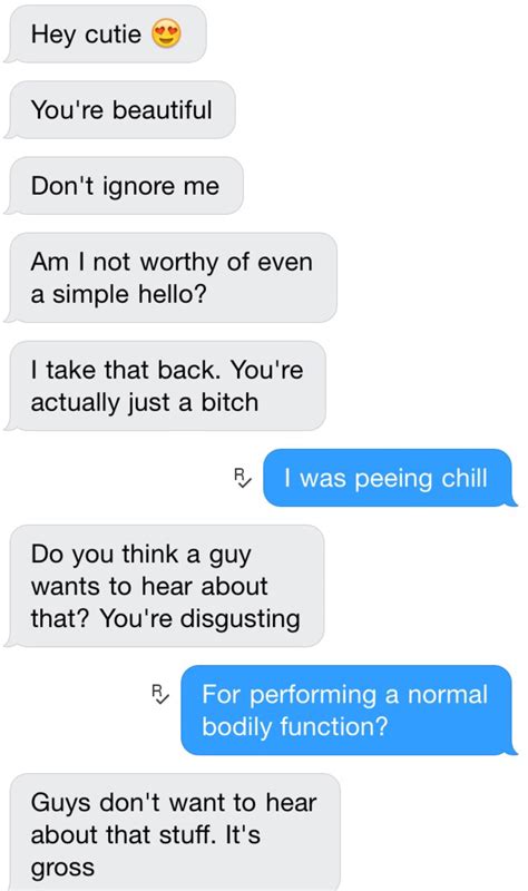Girl Freaks Out Guy On Tinder With Lesson In Simple Bodily Functions