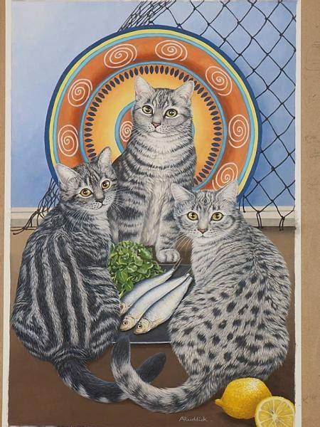 The Complete Cat Art Exhibition Artist Biographies Part 1 Katzenworld