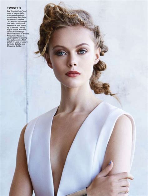 Frida Gustavsson By Patrick Demarchelier For Allure March 2014