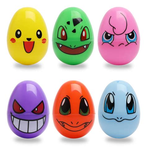 48 Pcs Easter Eggs Party Favors For Pokemon Easter Eggs Hunting