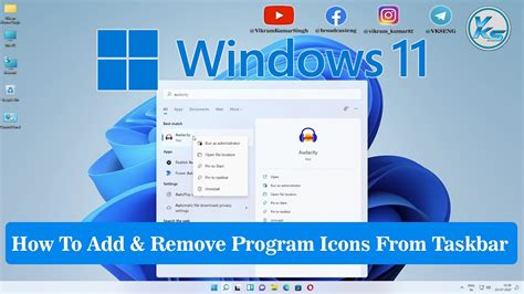 How To Add And Remove Programs Icons From Taskbar Pinunpin Windows