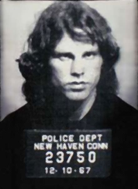 Jim Morrison Arrest Mug Shot Jim Morrison Was Arrested In Flickr