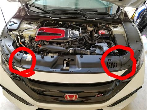 Engine Bay Side Covers 2016 Honda Civic Forum 10th Gen Type R