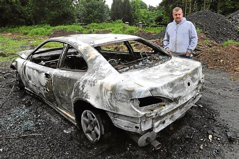 Burnt Out Car Dumped At Dundee Wedding Venue Again Evening Telegraph