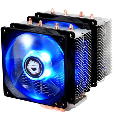 Dual Fan 4pin Pwm Fan Blue Led Tdp 150w Cooling For Intel For Amd