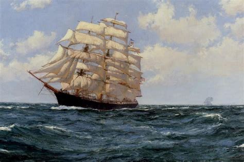 Montague Dawson Under Sail Painting