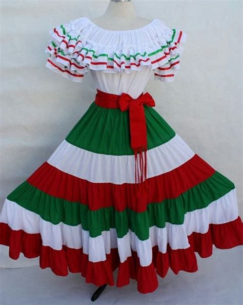 Classic Mexican Dress Womens Fiesta Outfits In 2019 Traditional