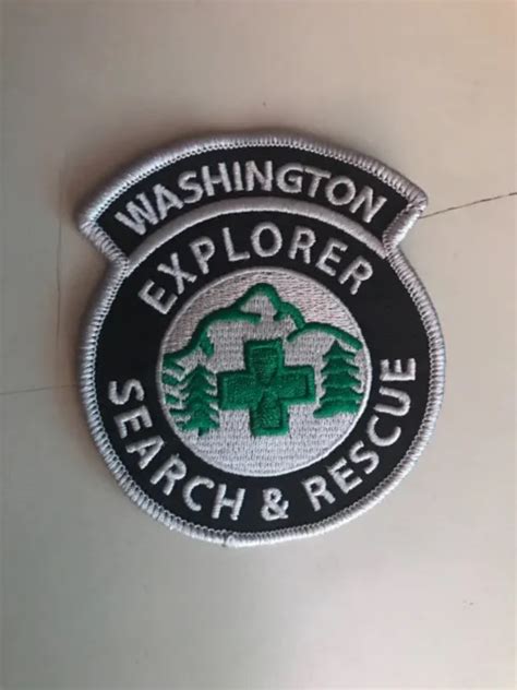Washington Explorer Search And Rescue Sar Commemorative Collector Patch
