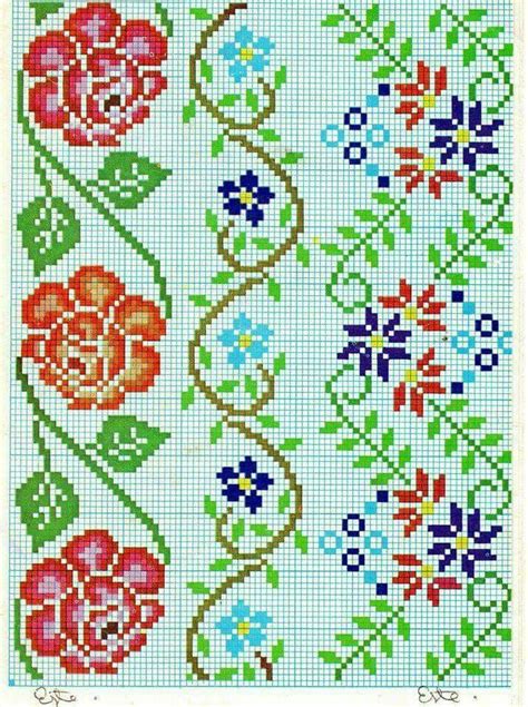 Pin By Tilcia Martés On Punto En Cruz Cross Stitch Flowers Cross