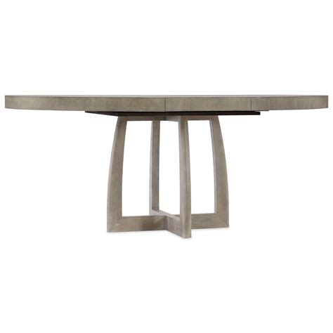 Hooker Furniture Affinity Transitional Round Pedestal Dining Table