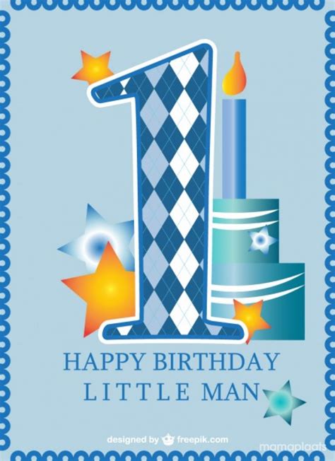 Free First Birthday Cards Printable