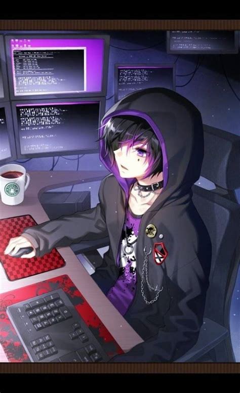 Hacker Anime Boys Wallpapers Wallpaper Cave