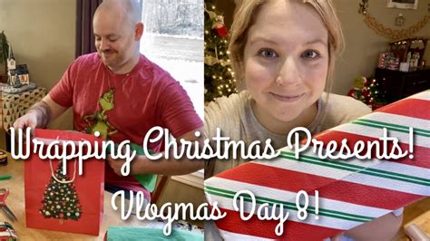 wrapping christmas presents quick dollar store shop and momlife vlogmas day 8 youtube