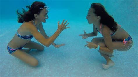 Carla Underwater Having Fun At The Pool Youtube