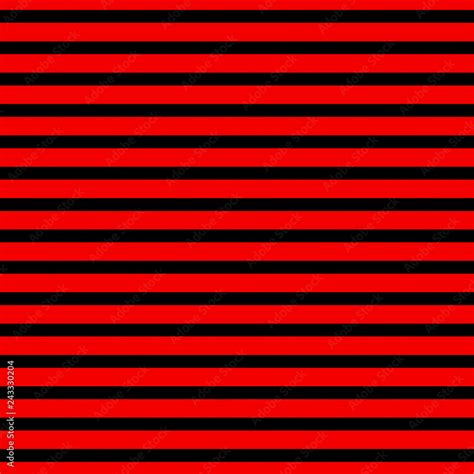 Red Black Stripes Horizontal Level Concept Pattern Colorful Design