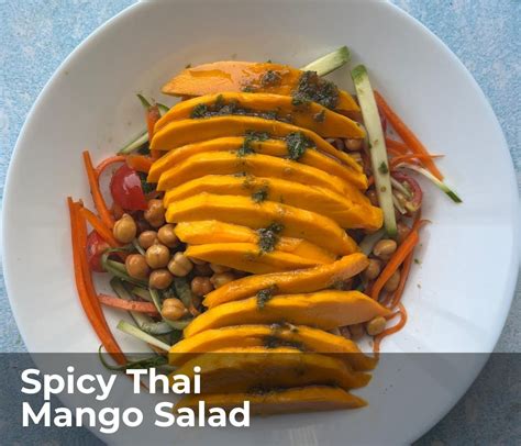Spicy Thai Mango Salad Alphonso Mangoes Online Pluckk