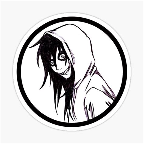 Jeff The Killer 1 Sticker By Kotmzain Redbubble