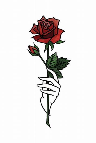 Rose Dead Clipart Drawings Pop Collage Clipartmag