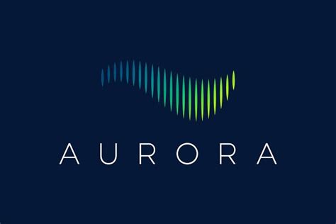 Aurora Borealis Vector Logo Template Creative Illustrator Templates