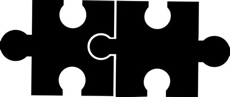 Two Puzzle Pieces Svg Png Icon Free Download (#35481) - OnlineWebFonts.COM